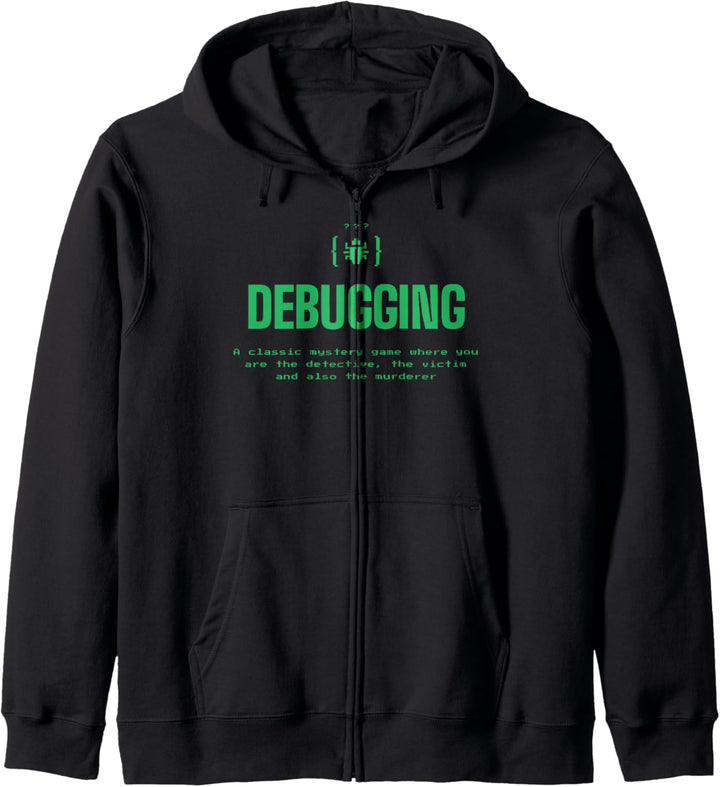 Debugging – lustige QA-Tests Kapuzenjacke