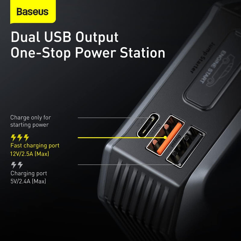 Baseus Car Tool Power Starter/Power Bank Super Energy Max Car Jump Starter