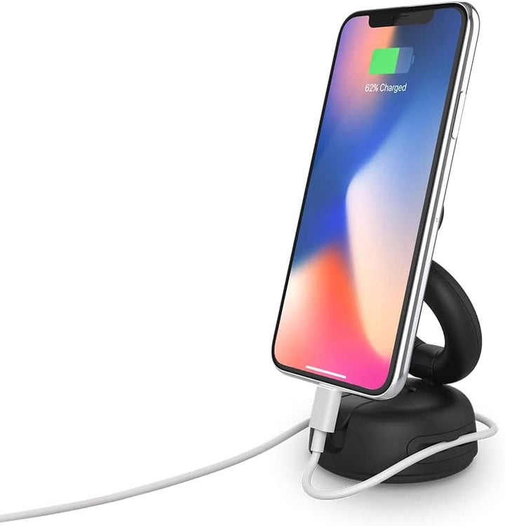 PopSockets : PopMount 2 Car Dash - Windschutzscheibe- und Desktop-Freisprechhalterung und Unterstütz