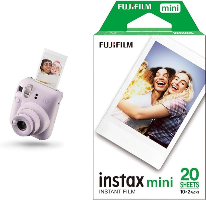 INSTAX Mini 12 Sofortbildkamera Lilac-Purple + Mini Film Standard (20/PK) Lilac-Purple mit Instant F
