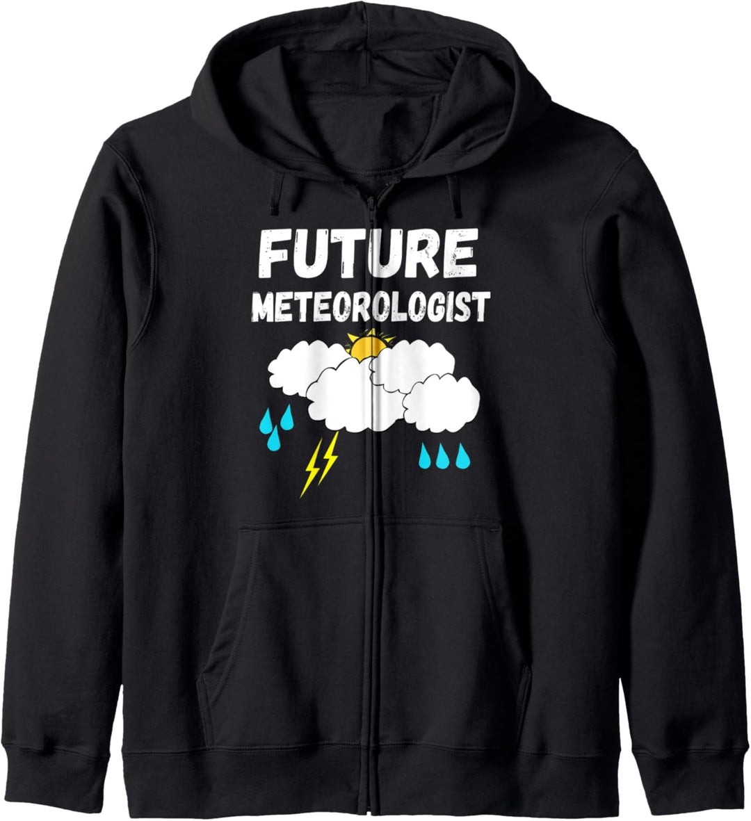 Zukünftiger Meteorologe Meteorologie Wetter Unwetter Kapuzenjacke