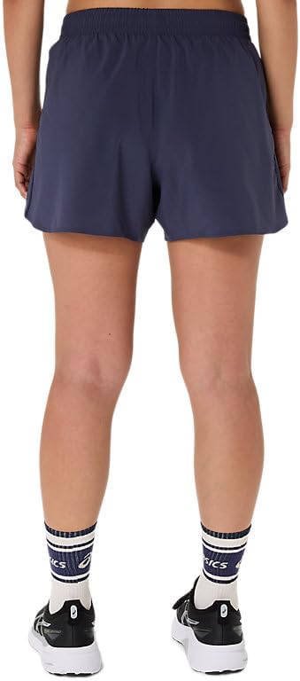 ASICS Icon 4in Short Damen Damen XL Indigo-nebel, XL Indigo-nebel