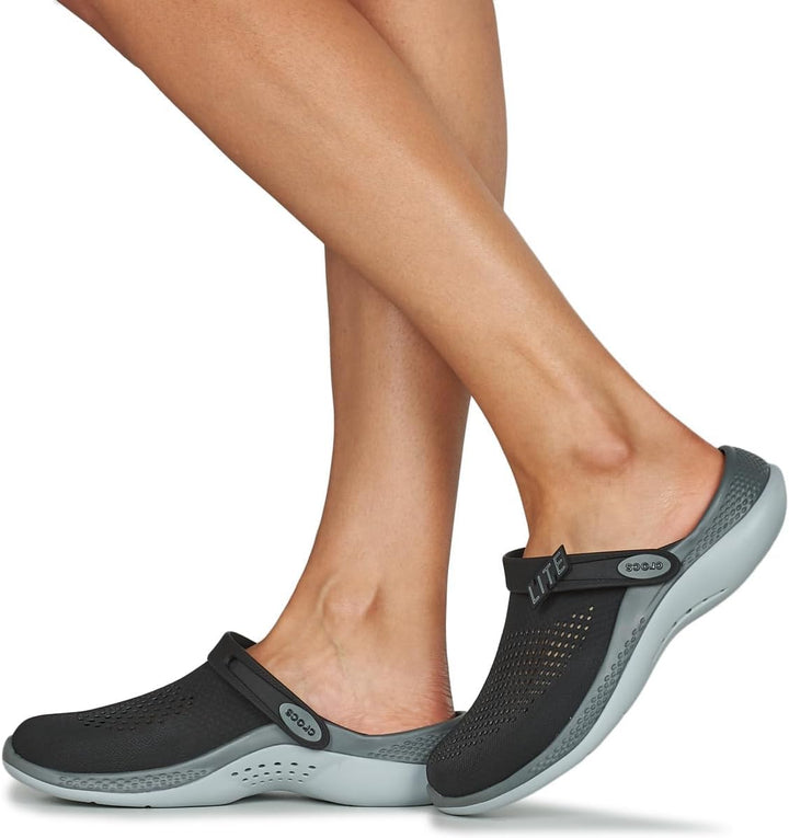 Crocs Unisex Literide 360 Clog 36/37 EU Black Slate Grey, 36/37 EU Black Slate Grey