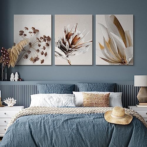 Muralo - Wandbilder Set - Leinwand Bilder Set Aufhängefertig - das Leinwandbilder Set - Bilder für W