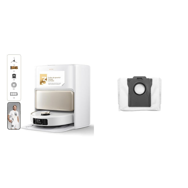 MOVA V50 Ultra Set Saugroboter, 24.000 Pa Saugkraft &amp; Thermo-Wischen, Weiss 24.000 Pa Saugkraft, The