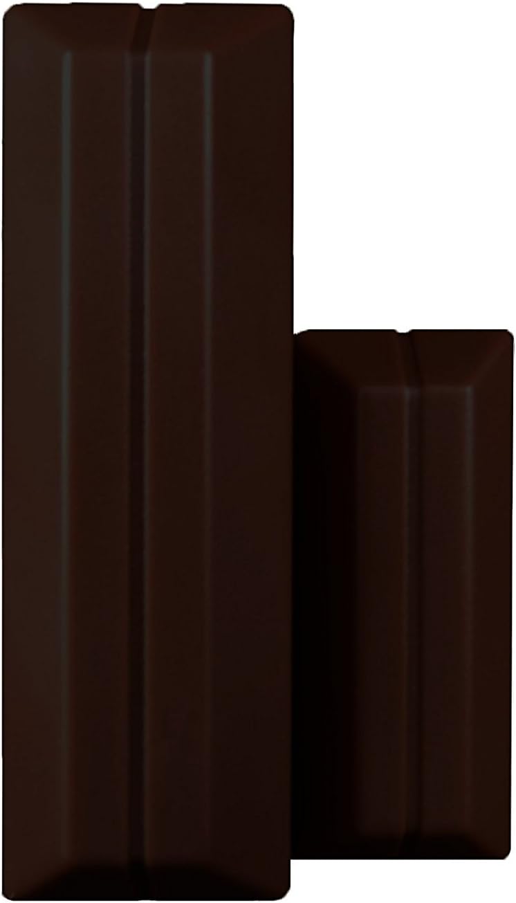 Technoline Mobile Alerts Fensterkontakt 1-er Set MA 10800-1, 1 x weisses Gehäuse und 1 x braunes Geh