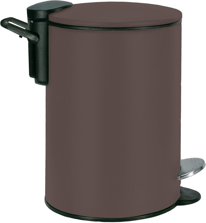 Kosmetikeimer Silence, Farbe: Nussbraun, Material: Metall, Grösse: Eimer 3 Liter Länge 17 cm, Breite