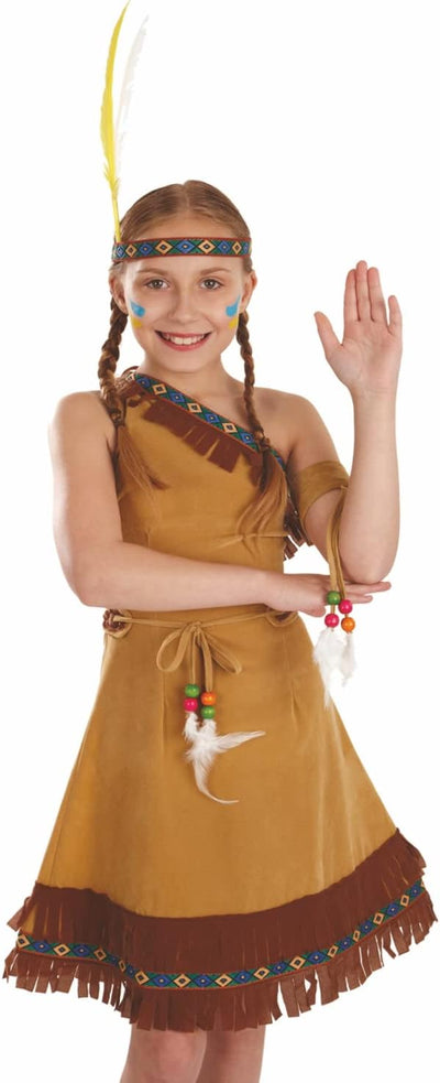 Fun Shack Indianer Kostüm Kinder, Indianer Kostüm Kinder Mädchen, Indianerkostüm Kinder Mädchen, Ind