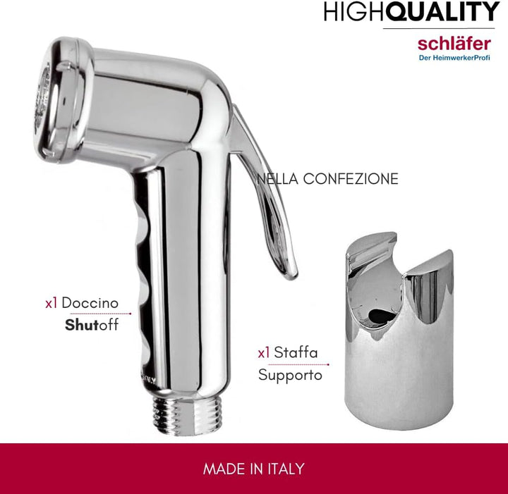 Schläfer 8112 - Bidet Handbrause Toilette - Set - Abs- Bidet Sprayer Shattaf - Waschbecken - Handbra