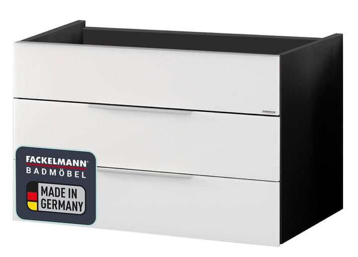 FACKELMANN Waschtischunterschrank KARA / Badschrank mit Soft-Close-System / Masse (B x H x T): ca. 8
