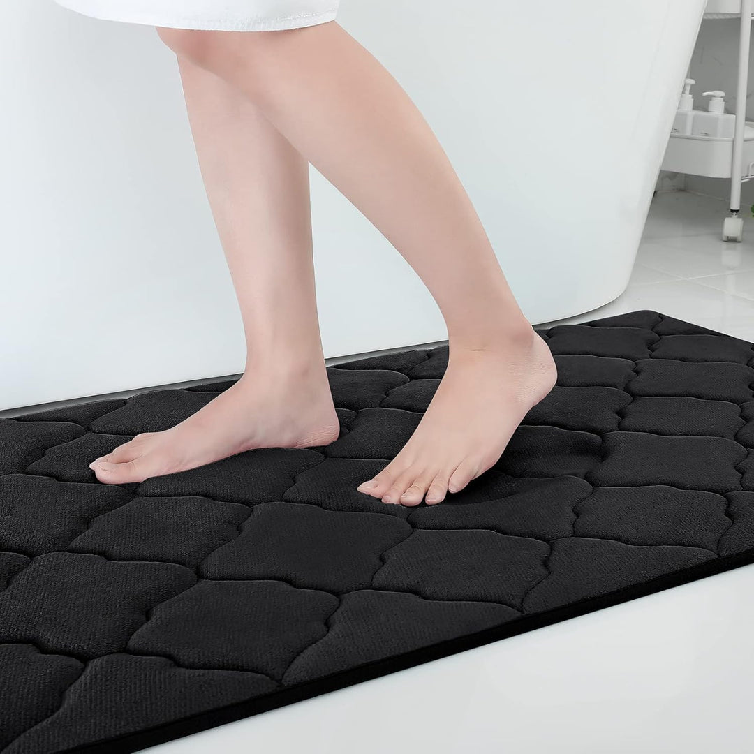 Homaxy Memory Foam Badezimmerteppich rutschfest Badematte Weich Badteppich Saugfähige Badvorleger Wa