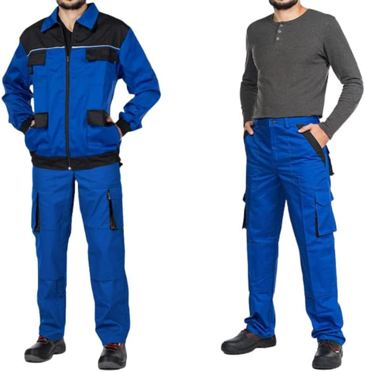 Mazalat Lange Arbeitshose mit Multifunktionstaschen Berufsbekleidung für Handwerker, Maurer, Dachdec