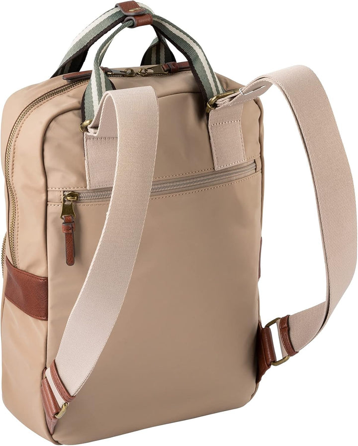 camel active bags Bari Damen Rucksack Backpack, 14 L Beige Beige 29x14x35, Beige 29x14x35