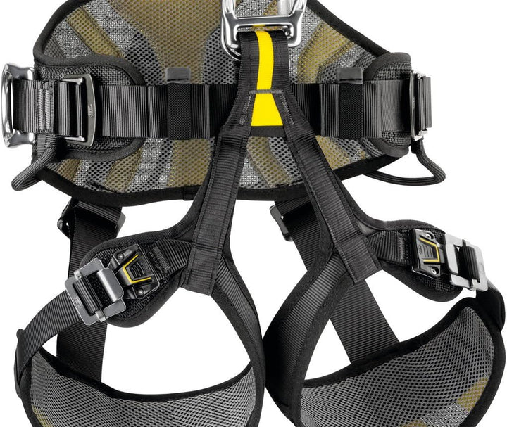 PETZL AVAO BOD 1 Klettergurte, Black/Yellow, 1