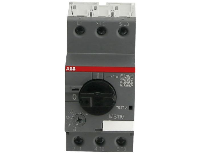 ABB MS116 Motorschutzschalter, 2,5 A 690 V ac 90mm x 45mm