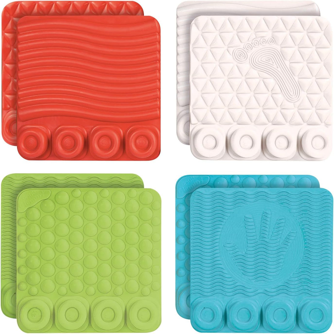Clementoni 17352 Soft Clemmy Sensorische Krabbeldecke für Babys Bausteine für Kleinkinder ab 10 Mona