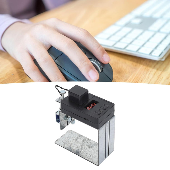 Tangxi Auto-Tastatur-Clicker, Höhenverstellbarer Physischer Maus-Clicker, Jiggler mit Gummierter Sch