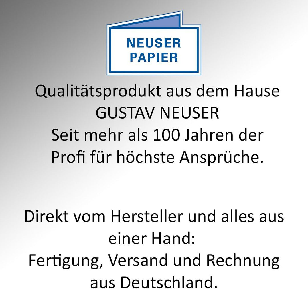 75x Quadratisches Falt-Karten Set - 15 x 15 cm - mit Brief-Umschlägen & Einlegeblättern - Dunkelblau