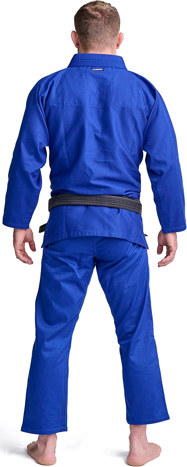 IPPONGEAR BJJ GI Brazilian Jiu Jitsu Einsteiger Anzug inkl weissem Gürtel [Pearl-Weave Material I 35
