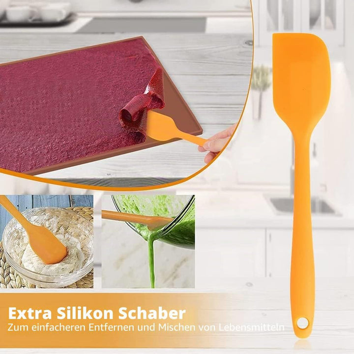 Nagoyuki Silikon Dörrbleche mit Obst Lederschalen für Flüssiges Obst Fleisch Gemüse mit Silikonschab