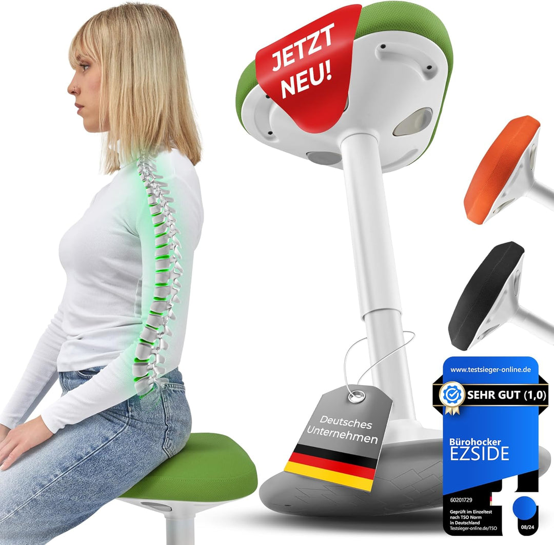 SMART-Sitzen: Bürohocker | Hocker | Sitzhocker ergonomisch für Arbeit & Freizeit | Ergonomischer Hoc