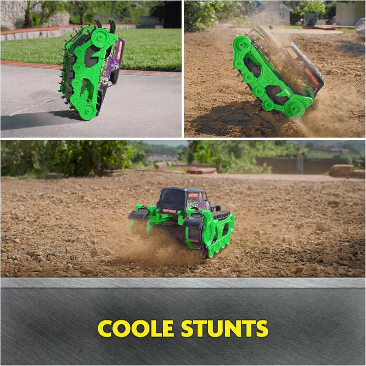Monster Jam, Grave Digger Trax - RC Monster Truck Kettenfahrzeug Massstab 1:15, All-Terrain-geländeg