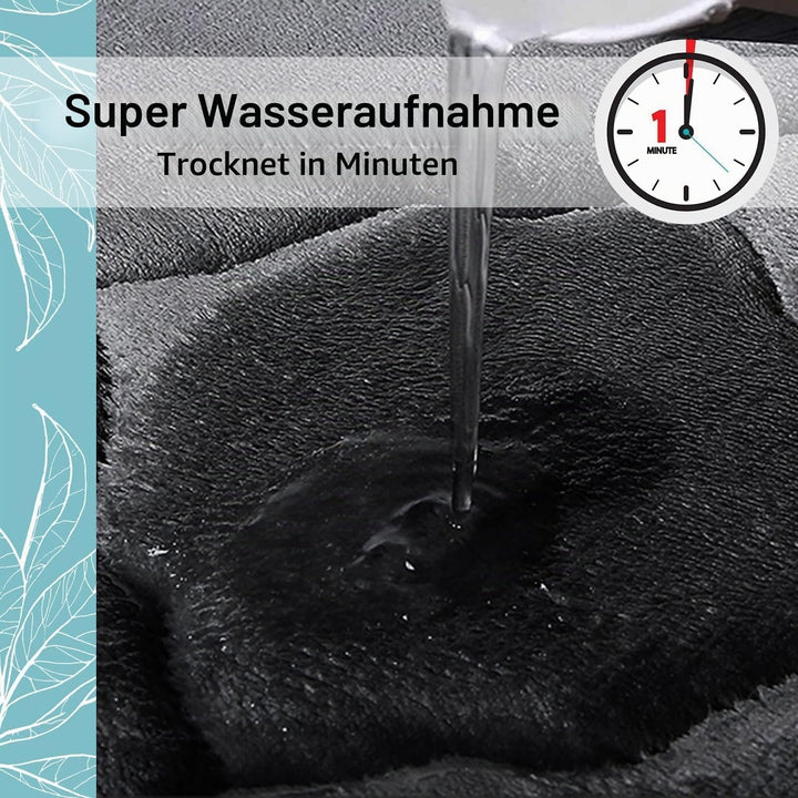 Homaxy Memory Foam Badezimmerteppich rutschfest Badematte Weich Badteppich Saugfähige Badvorleger Wa