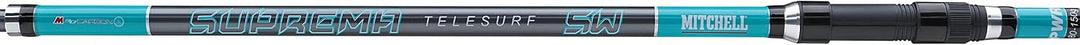 Mitchell Suprema Teleskop Surfcasting Angelruten, entworfen und entwickelt in Italien, High Modulus