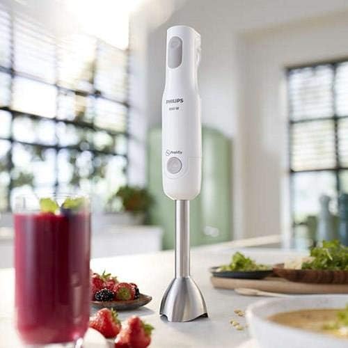 Philips Stabmixer – 650W, mit Spritzschutz und ProMix Technologie, 18 x 19 x 25 cm, weiss (HR2534/00