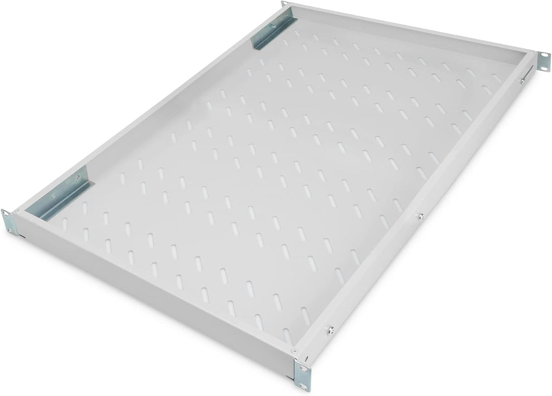 DIGITUS Professional DN-97648 - Fachboden mit variabler Tiefe zum Festeinbau in 19" Schränke - Tragl