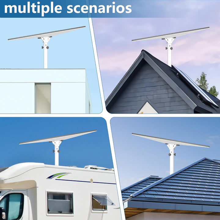 Starlink Gen 3 Rohradapter, werkzeugloser 360° drehbarer Masthalterungsadapter, Aluminiumlegierung S