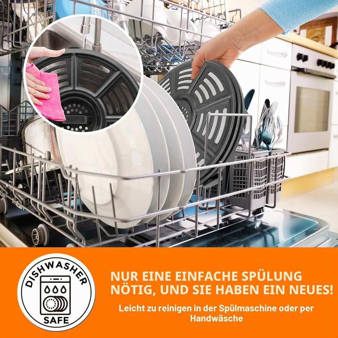 Heissluftfritteuse Backblech für Ninja AF100EU 3,8L 4-in-1 & AF160EU 5,2L 6-in-1 Luftfritteusen 21 c