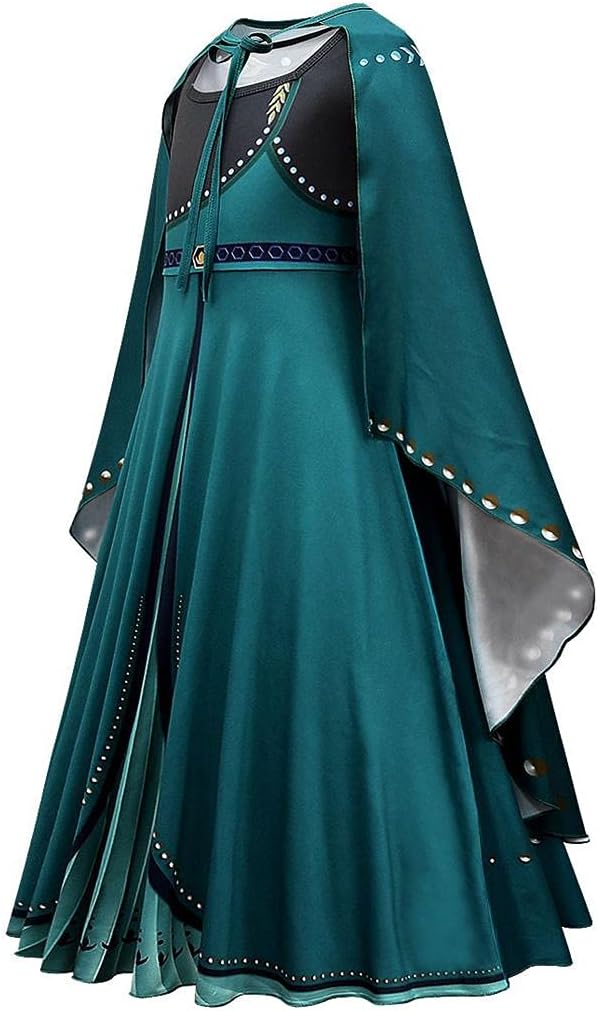 Lito Angels Prinzessin Königin Anna Krönung Kostüm Kleid für Kinder Mädchen, Eiskönigin Krönungsklei