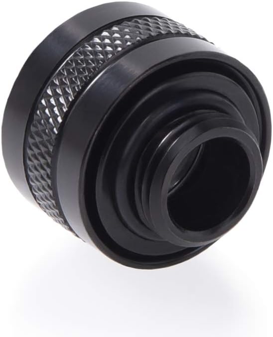Alphacool 17475 Eiszapfen PRO 13mm HardTube Fitting G1/4 - Deep Black Sixpack