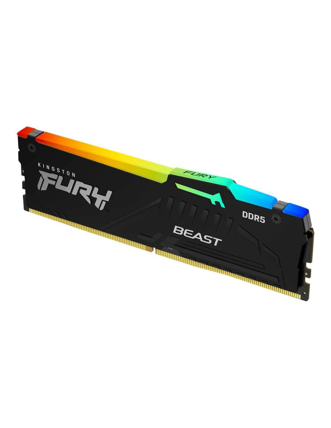 Kingston Fury Beast DDR5 RGB 32GB 5200MT/s DDR5 CL40 DIMM Desktop Gaming Speicher Einzelnes Modul -