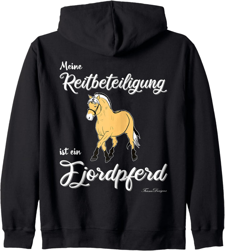 Meine Reitbeteiligung ist ein Norwegisches Fjordpferd, süsses Kapuzenjacke