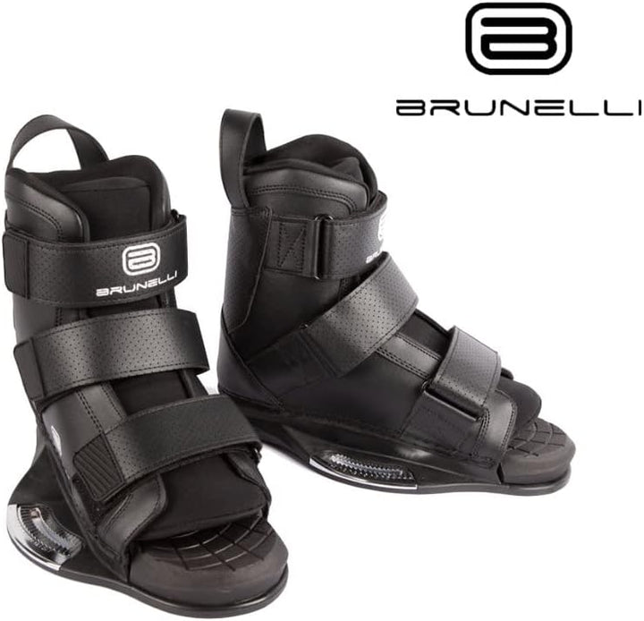 Brunelli Carbon Wakeboard Set 138 cm Wake Binding Wakeboardbindung S/M (38-42), S/M (38-42)