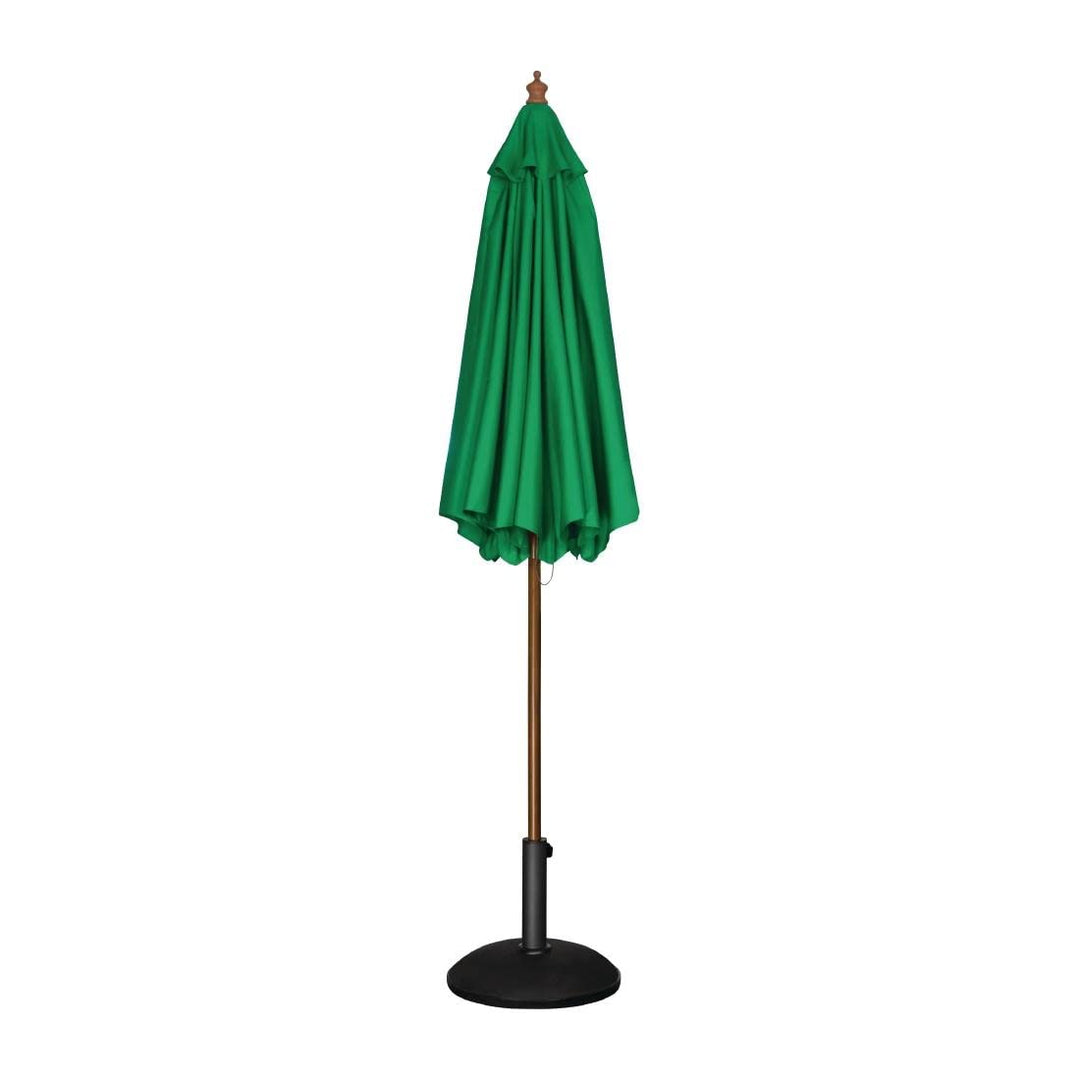Bolero runder Sonnenschirm grün 2,5m, 2370(H) x 2500(Ø)mm, grün