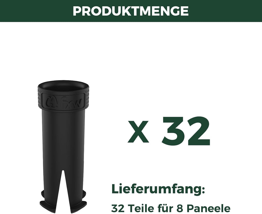 fxw Hundelaufstallzubehör - Schalldämpferrohre, kompatibel mit fxw Rollick/Instant Hundelaufstall (E