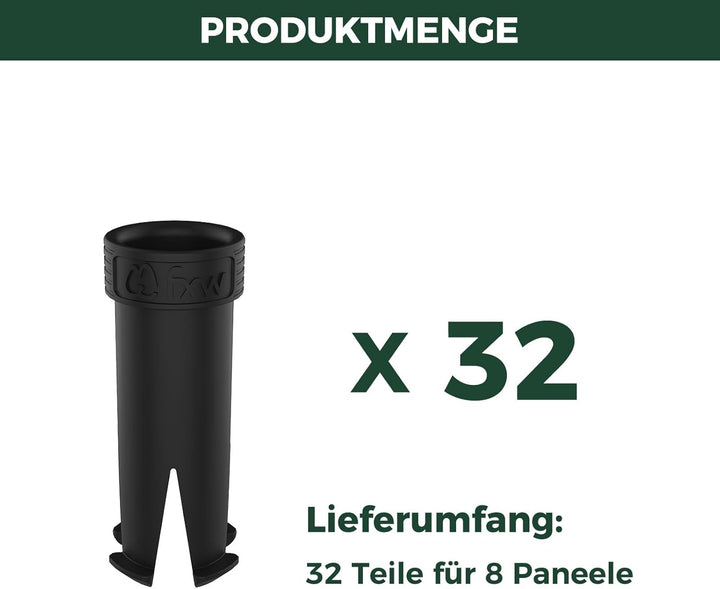 fxw Hundelaufstallzubehör - Schalldämpferrohre, kompatibel mit fxw Rollick/Instant Hundelaufstall (E