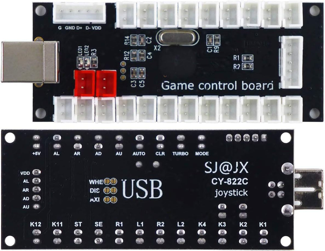 Arcade Game DIY Kit Arcade Matt Black Button Twins USB Encoder Zero Delay 4 & 8 Way Arcade Fighting