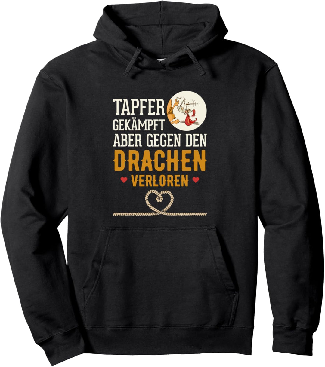 Tapfer gekämpft aber gegen den Drachen verloren JGA Pullover Hoodie