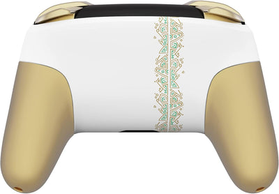 eXtremeRate Griff Hülle Set kompatibel mit Nintendo Switch Pro Controller, DIY-Ersatz Front Case/Bac