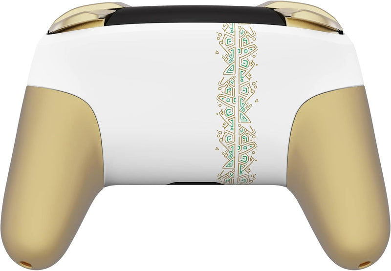 eXtremeRate Griff Hülle Set kompatibel mit Nintendo Switch Pro Controller, DIY-Ersatz Front Case/Bac