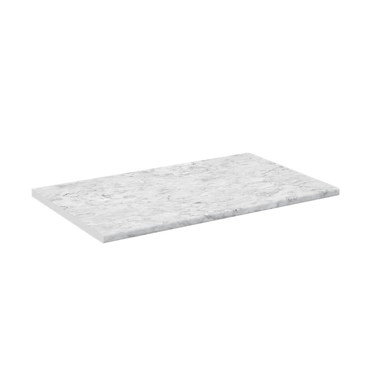 Vicco Küchenarbeitsplatte R-Line, Küchen Arbeitsplatten, Marmor Weiss, 100 cm Weiss/Marmor 100 cm, W
