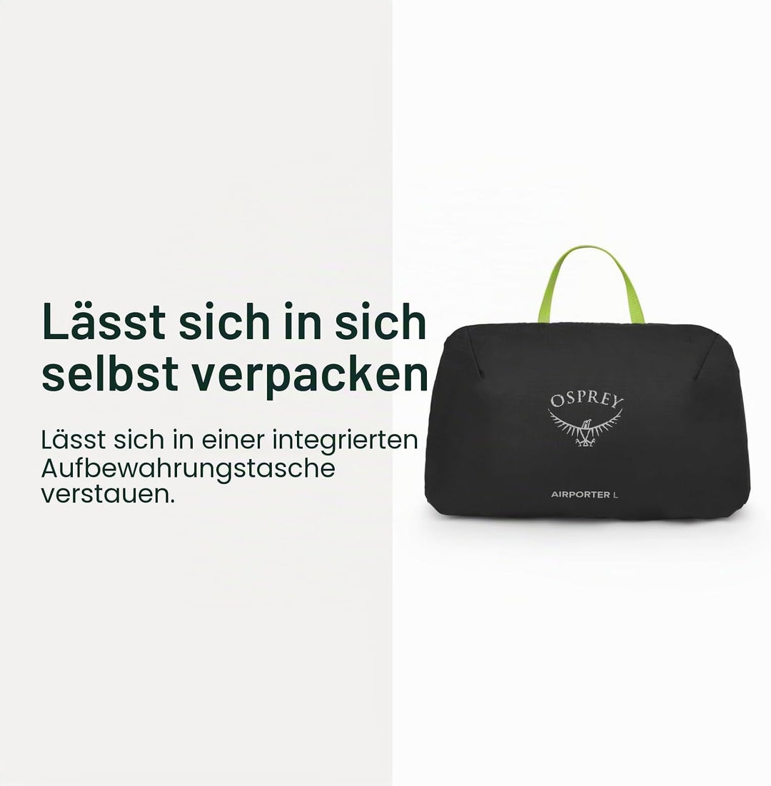 Osprey Airporter Black Large, Airporter Small