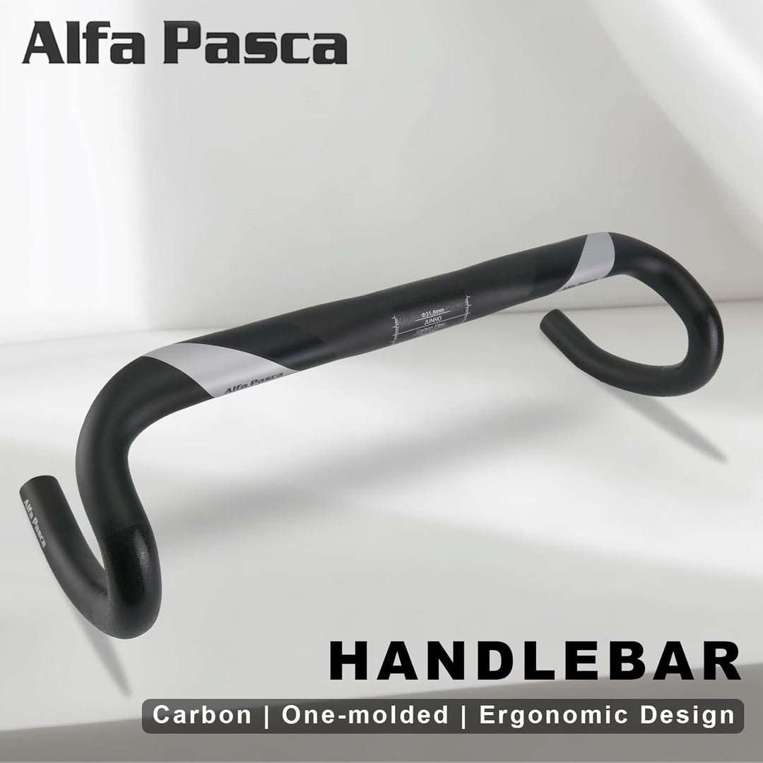 Alfa Pasca lenker 31,8 rennrad carbon lenker rennrad 400mm aero lenker rennrad UD Matte 31.8*400mm,