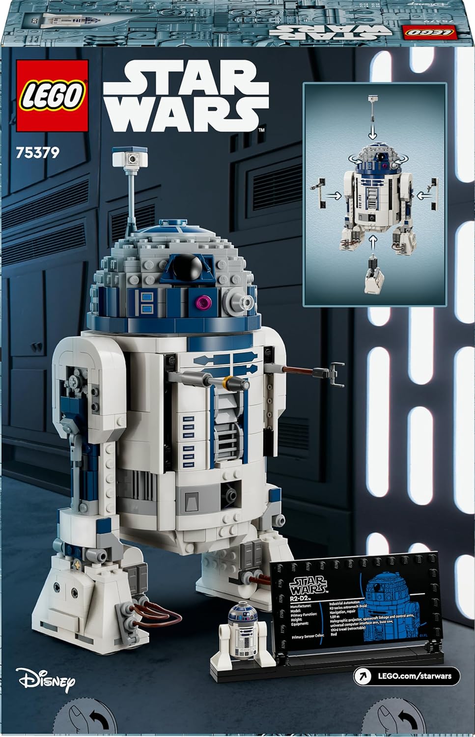 Lego Star Wars R2-D2, Modell-Set für Kinder, Jungen & Mädchen, baubare Spielzeug-Droidenfigur mit 25