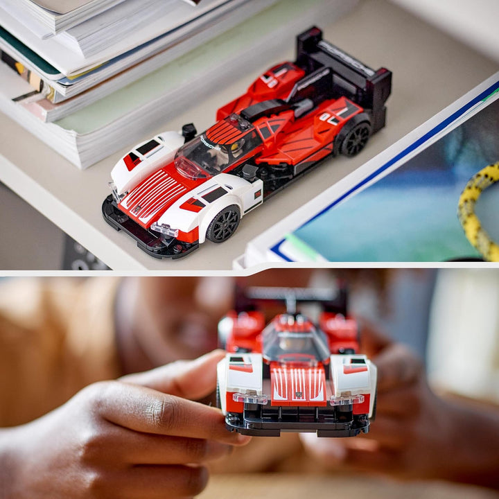 LEGO Speed Champions Porsche 963, Modellauto-Bausatz, Rennfahrzeug Spielzeug für Kinder, Sammelset m
