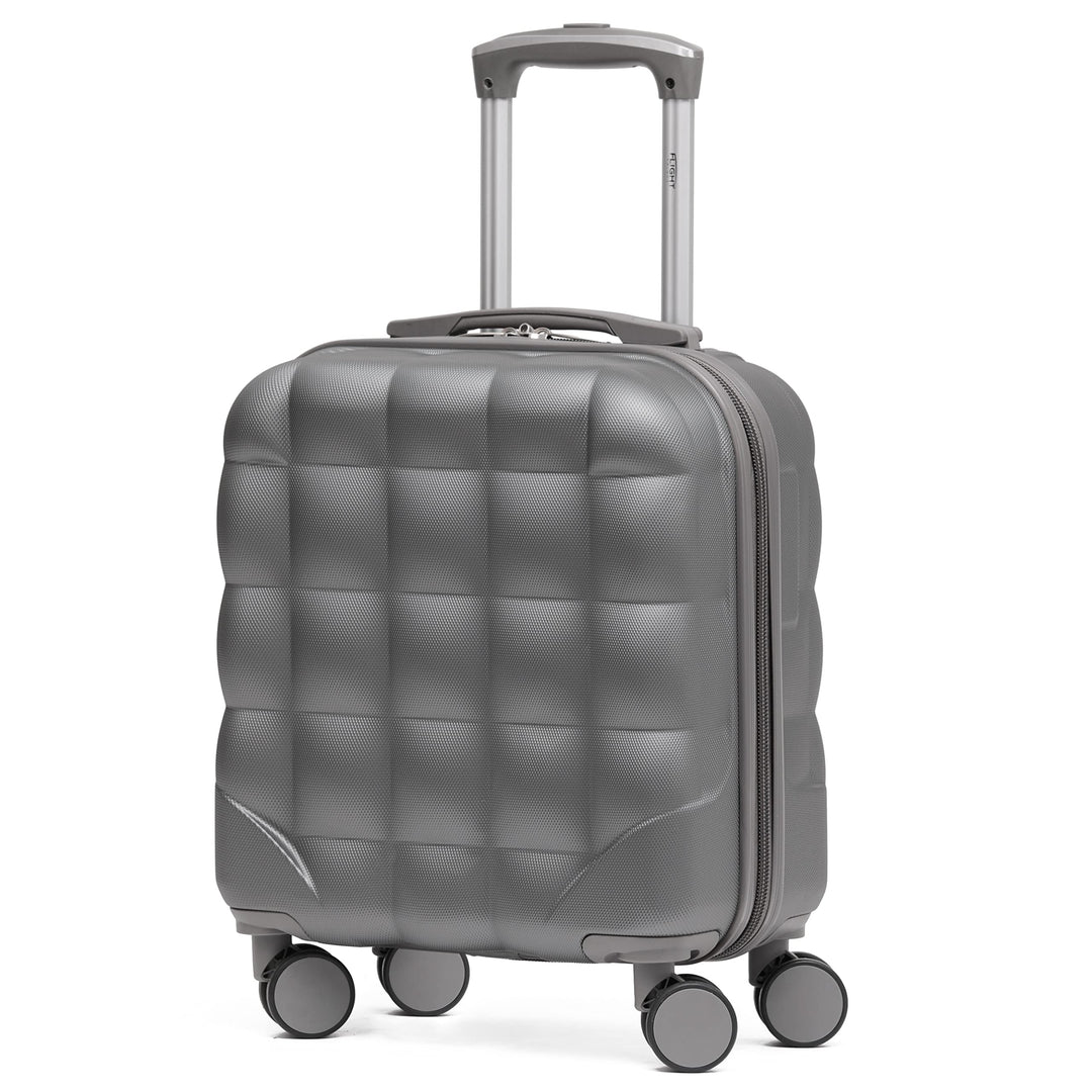 Flight Knight Bubble Suitcase - Ryanair easyJet Jet2 Approved - 8 Wheel Carry Cabin Hardcase 45x36x2